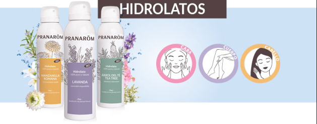 Hidrolatos y Aceites esenciales de Pranarom